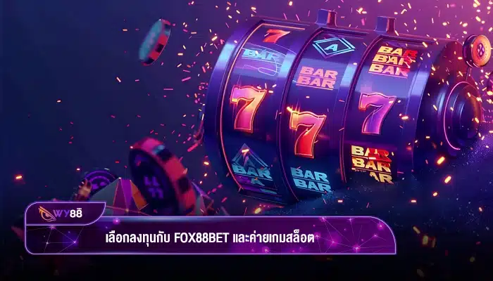 เลือกลงทุนกับ fox88bet และค่ายเกมสล็อต