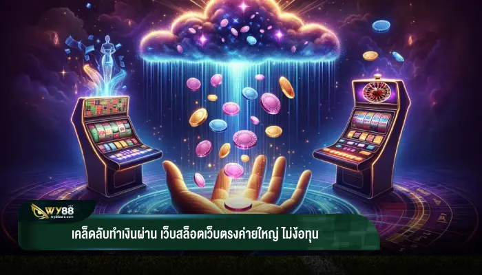 เคล็ดลับทำเงินผ่าน เว็บสล็อตเว็บตรงค่ายใหญ่ ไม่ง้อทุน