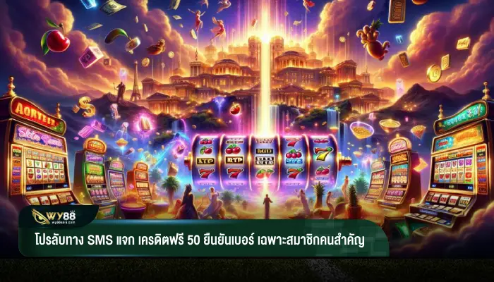โปรลับทาง SMS แจก เครดิตฟรี 50 ยืนยันเบอร์ เฉพาะสมาชิกคนสำคัญ