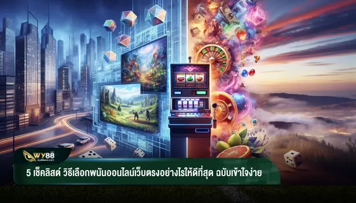 5 เช็คลิสต์ วิธีเลือกพนันออนไลน์เว็บตรงอย่างไรให้ดีที่สุด ฉบับเข้าใจง่าย