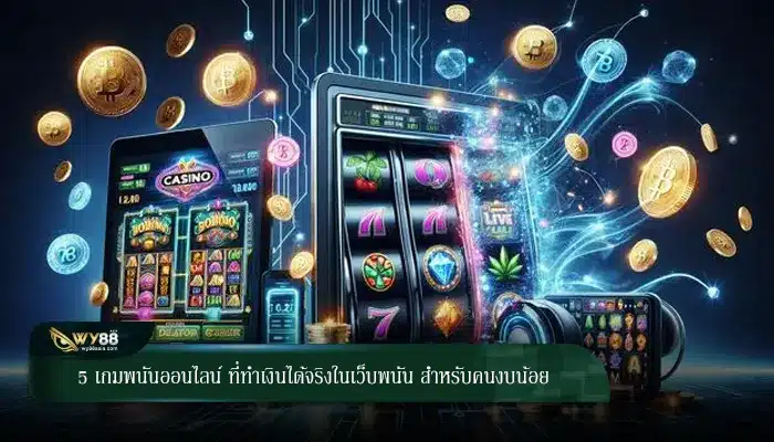 5 เกมพนันออนไลน์ ที่ทำเงินได้จริงในเว็บพนัน สำหรับคนงบน้อย
