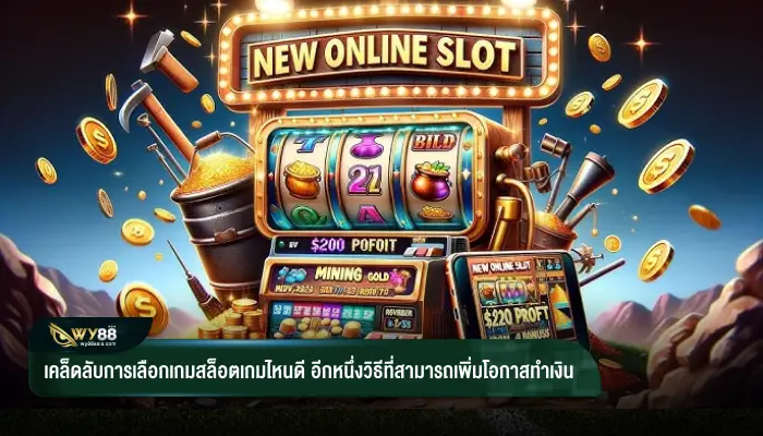 เคล็ดลับการเลือกเกมสล็อตเกมไหนดี อีกหนึ่งวิธีที่สามารถเพิ่มโอกาสทำเงิน