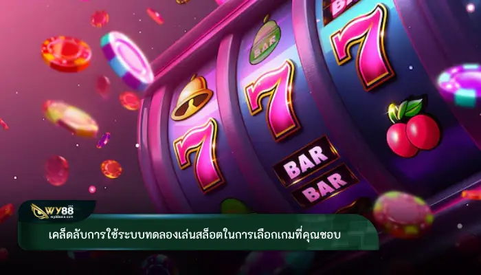 เคล็ดลับการใช้ระบบทดลองเล่นสล็อตในการเลือกเกมที่คุณชอบ